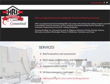 Tablet Screenshot of harnessroofing.com